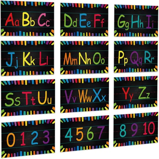 Alphabet Bulletin Board Set 12pcs {1}
