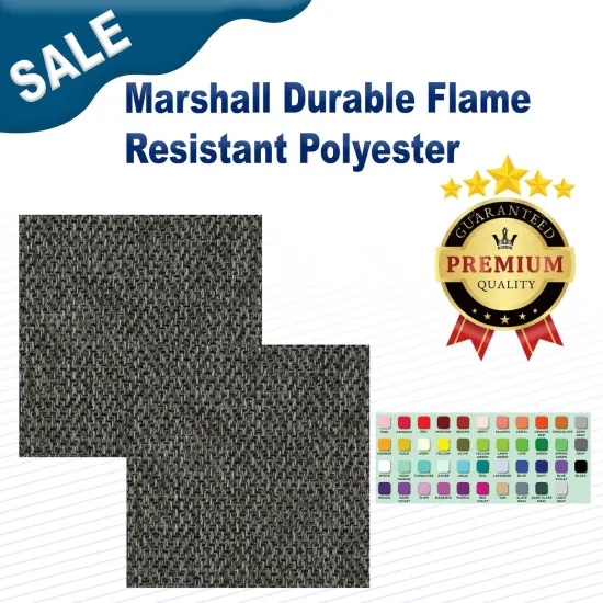 Marshall Durable Flame Resistant Polyester Charcoal {2}