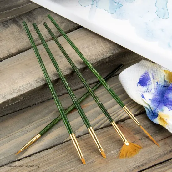 RSET-9146 | 5pc Golden Taklon Variety Brush Set {3}