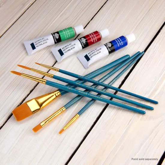 RSET-9183 | 7pc Golden Taklon Variety Brush Set {3}