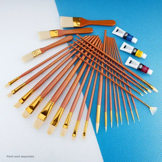 RSET-9381 | 25pc Bone Taklon Variety Brush Set {5}