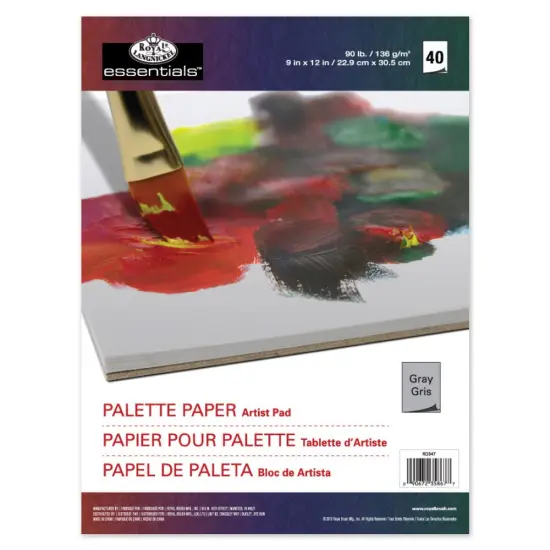 RD347 | 9" x 12" Gray Palette Paper Artist Pad {1}