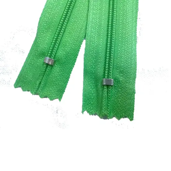 Lime Green Generic Nylon Zippers #3 Coil Closed Bottom {4}