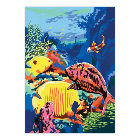 PBN-SET46 | Painting by numbers&trade; 21pc 8.75" x 11.75" Sea Life Painting Project 3-Pack {3}