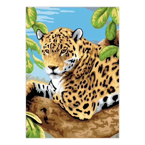 PBN-SET44 | Painting by numbers&trade; 21pc 8.75" x 11.75" Jungle Cats Painting Project 3-Pack {2}