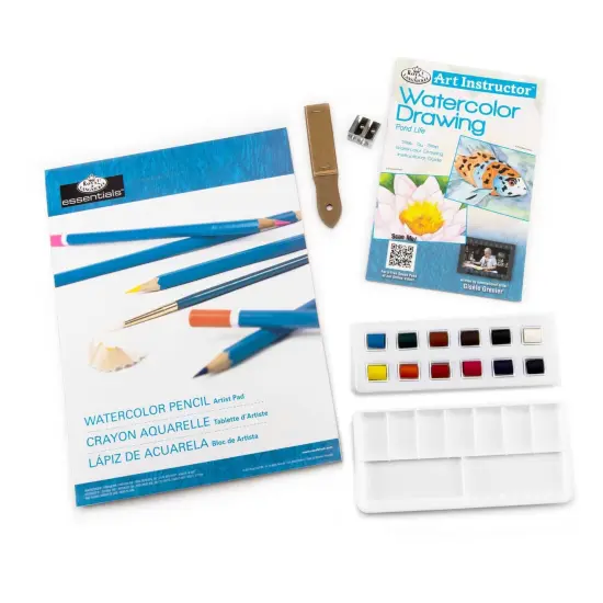 AIS-107 | Pond Life Watercolor Drawing Art Set - 30pc {5}