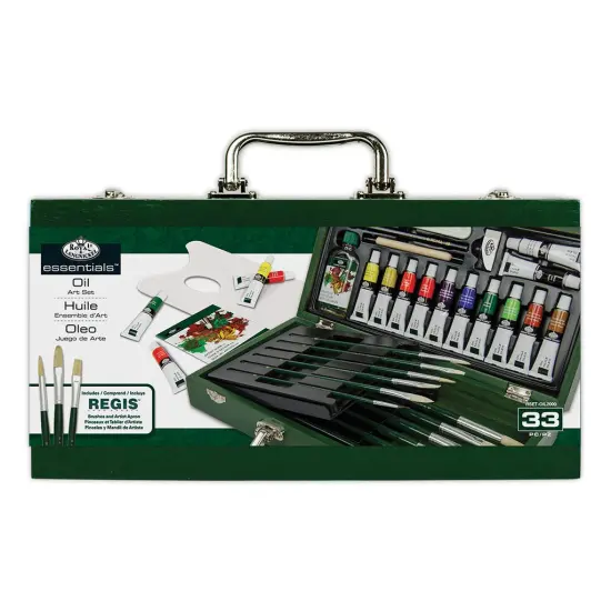 RSET-OIL2000 | Essentials&trade; 33pc Oil Painting Travel Art Set {1}