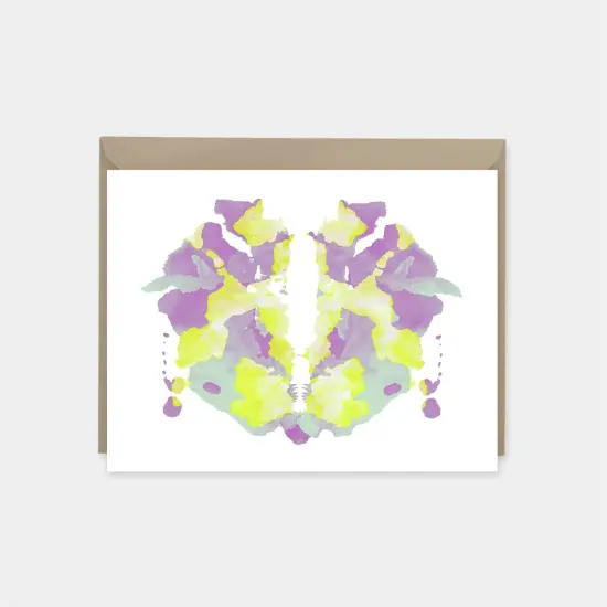 Rorschach India Ink Card {5}