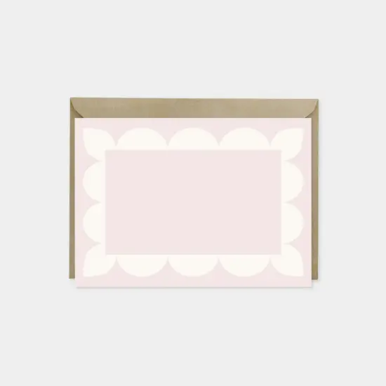 Big Scallop Border Note Cards VII {1}