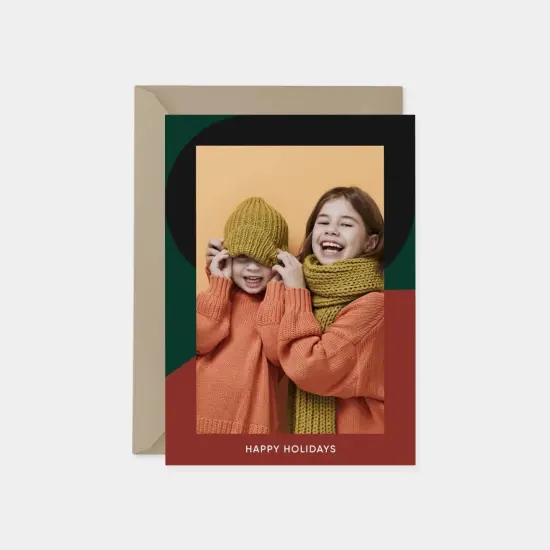 Big Geo Holiday Photo Card {1}