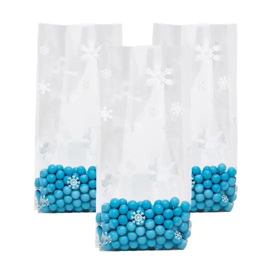 Christmas Gift Packaging Cello Bags 3 1/2&rdquo; x 2&rdquo; x 7 1/2&rdquo; {5}
