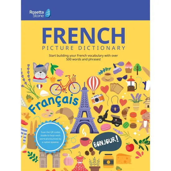 Rosetta Stone French Picture Dictionary, French Dictionary to Learn French Vocabulary and Phrases, Dictionary for Kids and Adults, French English Dictionary {1}