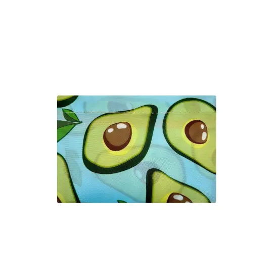 Wrapables Large Foldable Tote Nylon Reusable Grocery Bags, Avocado {4}