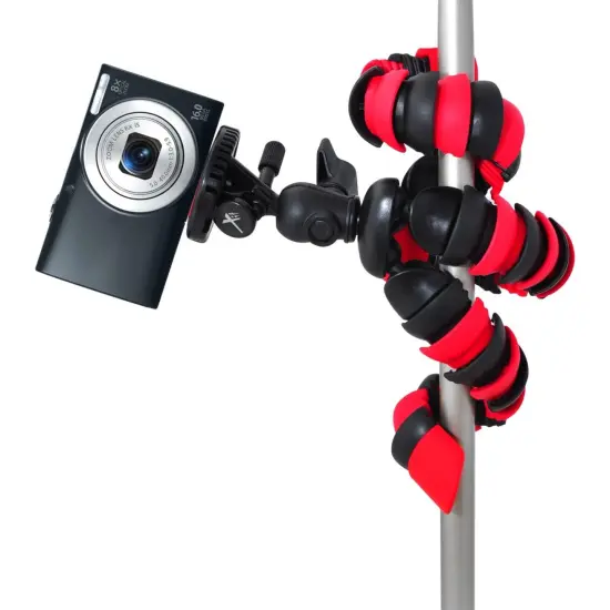 Xit 12-Inch Camera Tripod with Flexible, Wrapable Legs, Quick Release Plate and Bubble Level {2}