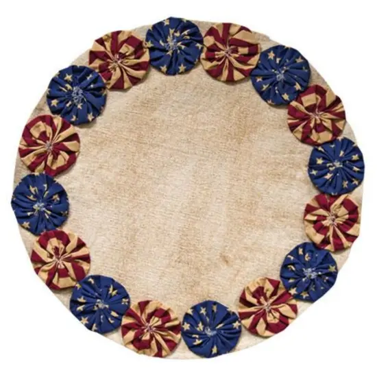 Americana Candle Mat, 13" {1}