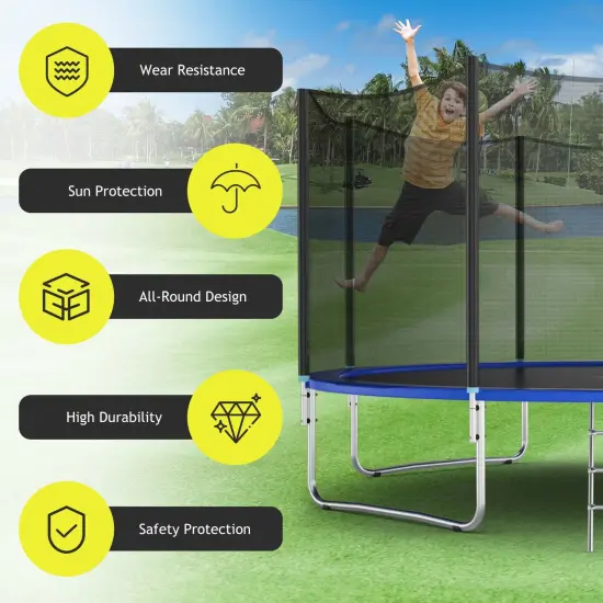 Trampoline Safety Replacement Protection Enclosure Net {6}