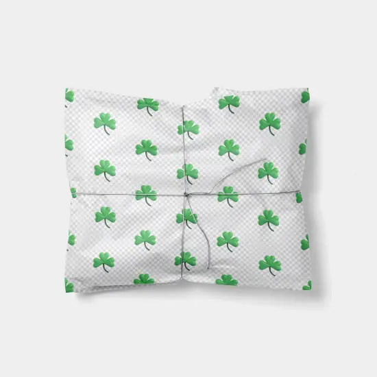 Shamrock Emoji Gift Wrap {1}