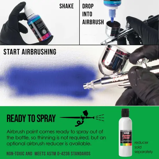 Grass Green, Opaque Acrylic Airbrush Paint, 1 oz. {3}