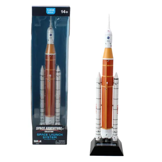 Space Adventure: Collection - Space Launch System Rocket - 18" 1:235 Scale Model, Sturdy Display Stand, Authentic NASA Replica for Collectors Ages 14+ {1}