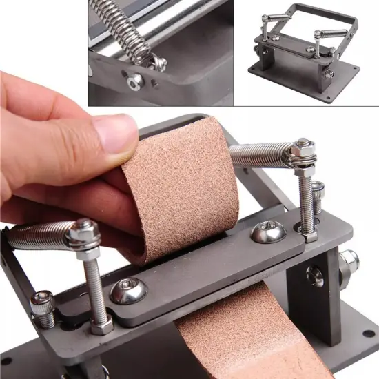 Leather Splitter Manual Leather Skiver Peeler Leather Paring Peeling Machine DIY {3}