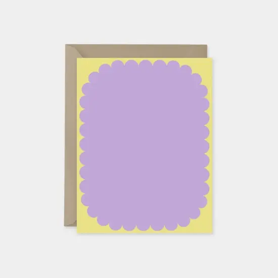 Scallop Border Note Cards IV {4}