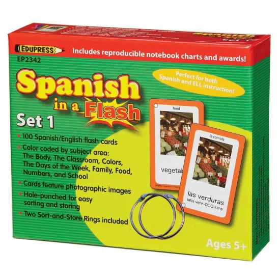 Spanish in a Flash&trade; Set 1 {1}
