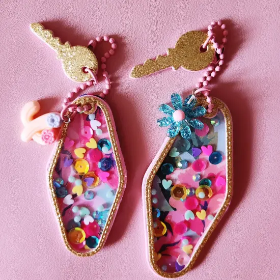 Buttons Galore and More Sprinkletz - Tiny Polymer Clay Embellishments - Hearts Bundle 36 grams {6}