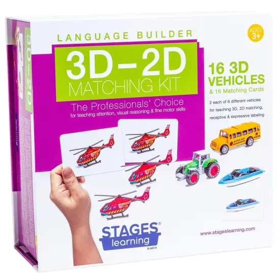 Language Builder&reg; 3D-2D Matching Vehicles Kit {1}
