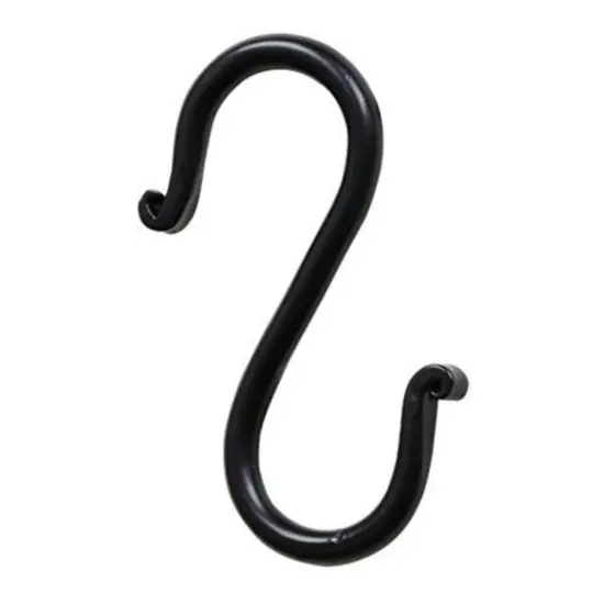 S Hook in Black Color {1}