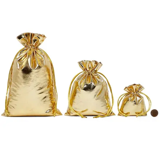 Metallic Lame Bag 6" x 10" Elegant and Versatile {5}