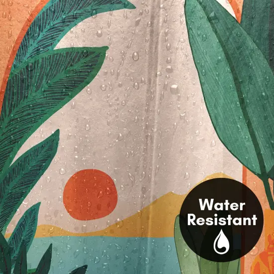 Americanflat 71" x 74" Shower Curtain, Ocean View by Modern Tropical {3}