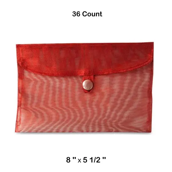 Sophisticated 8" x 5.5" Fabric Gift Envelopes with Luxurious Finish {1}