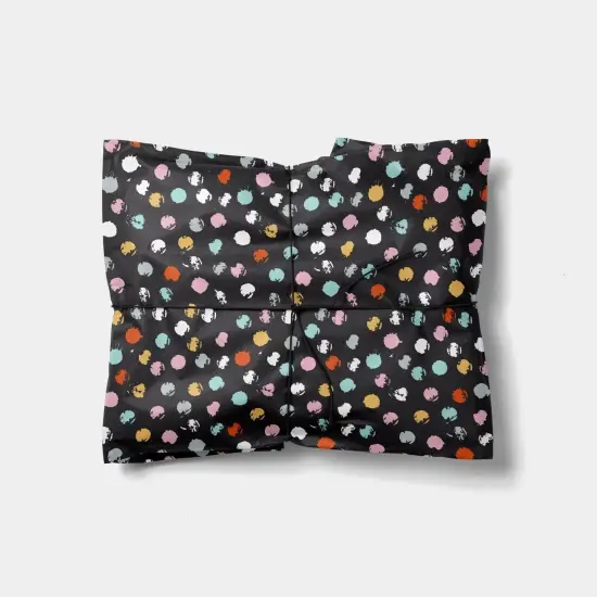Black Polka Dot Gift Wrap {1}