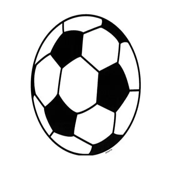 Soccer Ball Edible Cake/Cupcake Topper!!! for 1/4 sheet cake {1}