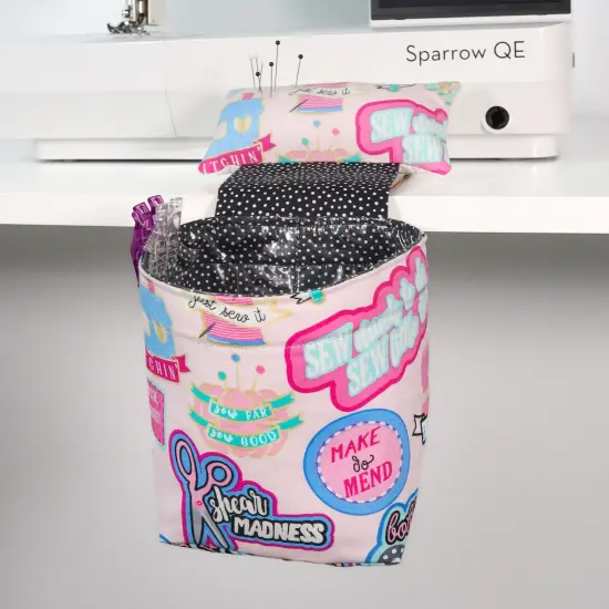 Crosscut Sewing Co.&reg; Pin Cushion & Thread Catcher Sewing Project Kit for Beginners with Fabric, Instructions and Video Sew cool {5}