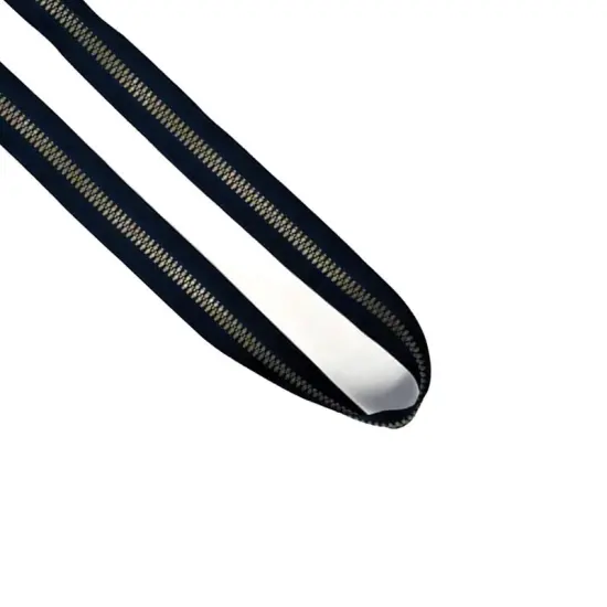 Riri Black Plastic Zipper 25.5 Inch Open Bottom {3}