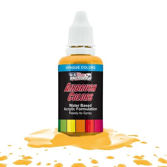 Canary Yellow, Opaque Acrylic Airbrush Paint, 1 oz. {1}