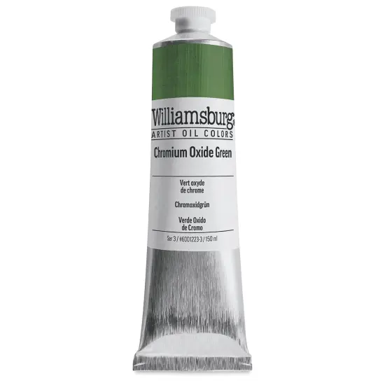 Williamsburg Handmade Oil Paint - Chromium Oxide, 150 ml tube {2}