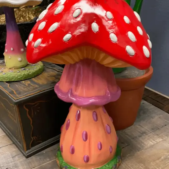 Small Jelly Mushroom Over Sized Statue {4}