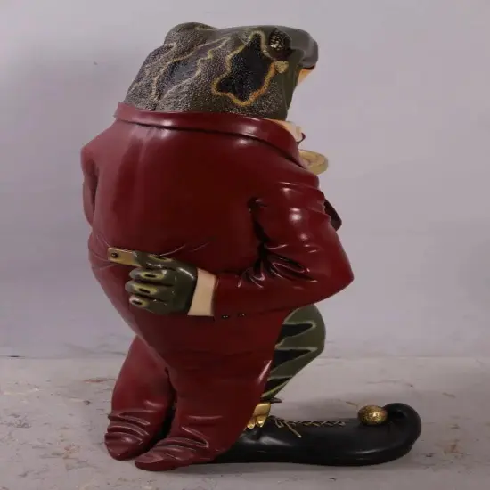 Large Frog Butler Statue {6}