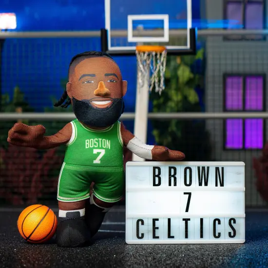 Bleacher Creatures Boston Celtics Jaylen Brown 10" Plush Figure {2}