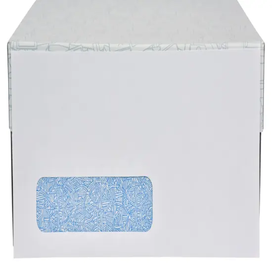 School Smart Kwik-Tak Security Window Envelope, No. 10, White, Box of 500 {1}