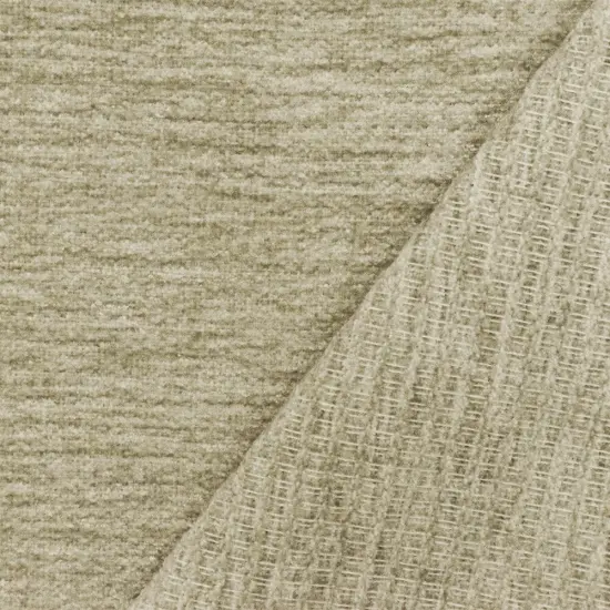 Khaki-White Texture Poly Chenille Home Decorating Fabric By the Yard {3}