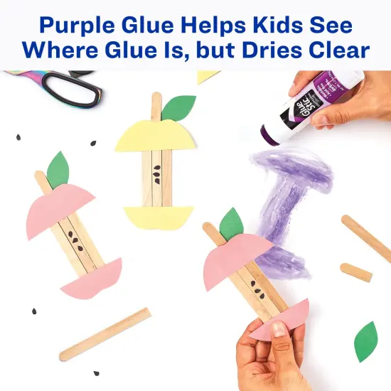 Avery Glue Stic, Disappearing Purple Glue Sticks, Washable, 1.27oz, 12 Total (10222) {6}