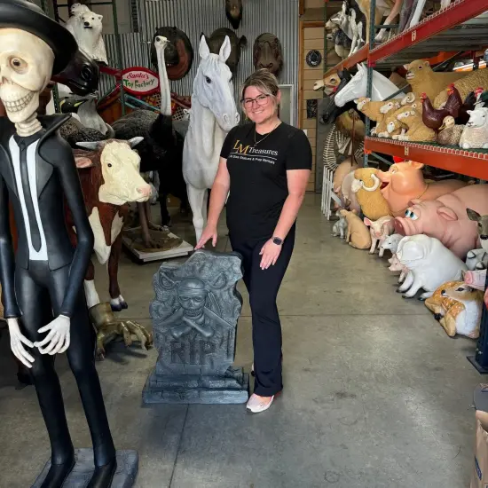 Pirate First Mate Tombstone Life Size Statue {3}