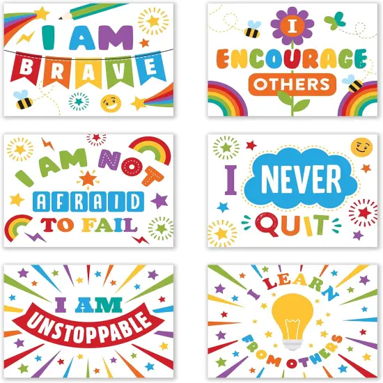 Laminated Classroom Bulletin Board Decoration Set - 12 Poster Set {2}