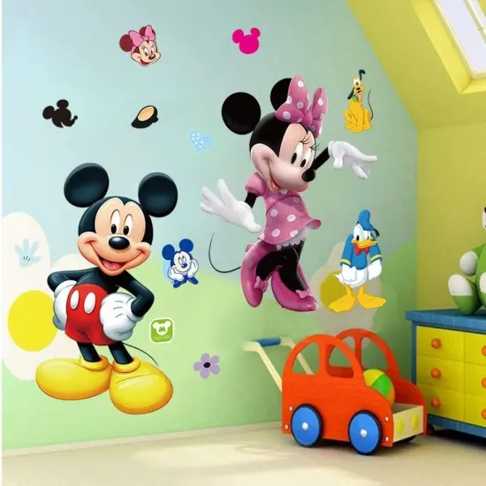 Mouse Wall Decal Kids Room Sticker Cartoon Mural Decor Home {2}