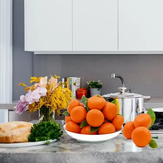 Artificial Orange (15Pcs) {5}