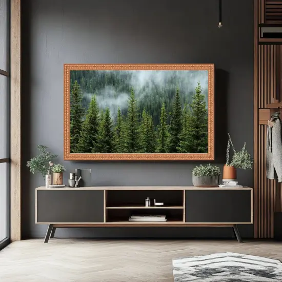 65 Inch TV Picture Frame - Decorative Custom frame for 65 inch TV Samsung {7}