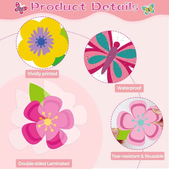 Back to School Floral Bulletin Board Set {3}